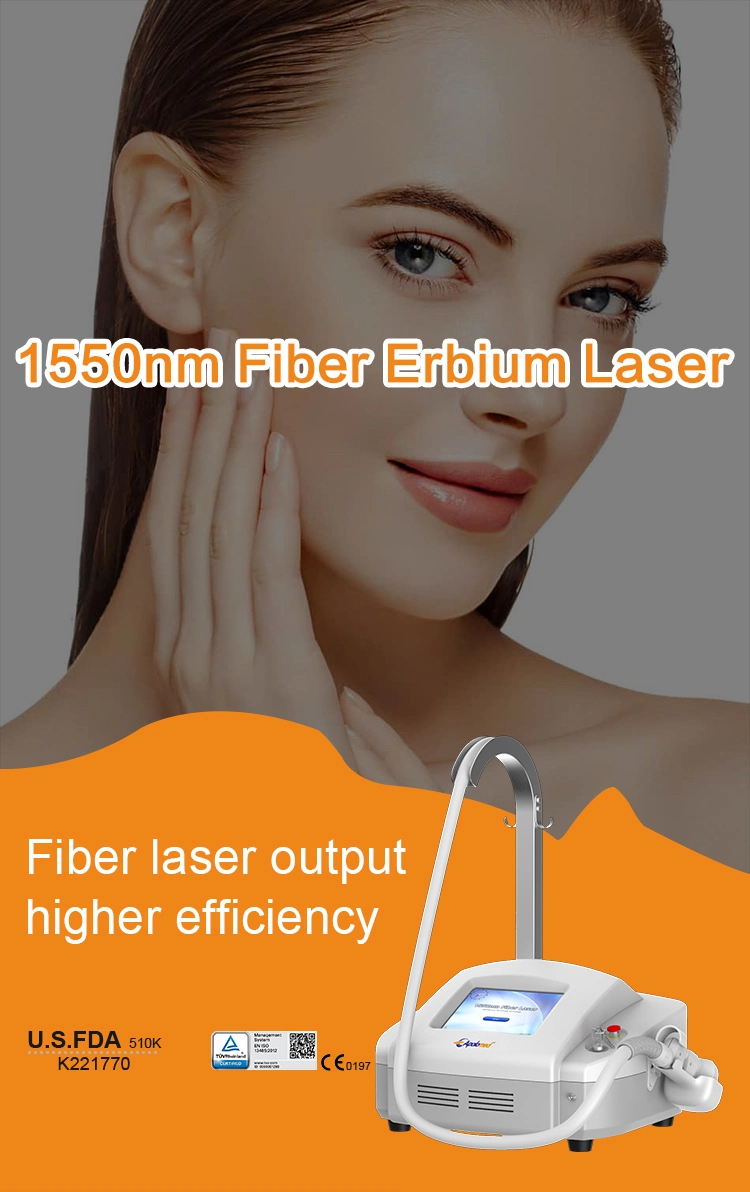 Effective Scar Repair Aesthetic Device Fiber 1550nm Laser Machine Wrinkle Removal Machine with Good Treatment Result