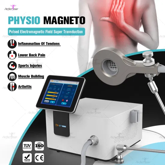 고강도 집중 Pmst Physio Magneto 기계 통증 완화 스포츠 물리 치료 Physio Emtts 자기 치료 장비